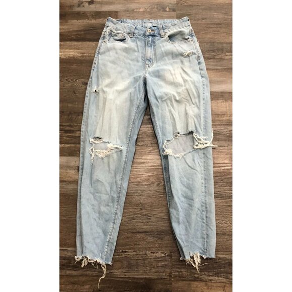 American Eagle Outfitters Denim - American Eagle Womens 6 Short Curvy Mom Blue Jeans New without Tags